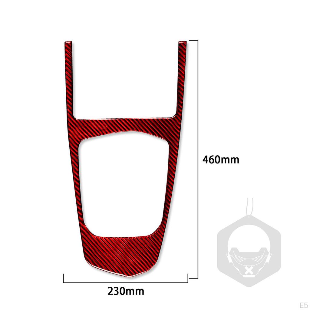 Konsolenpanel-Rahmen Dekorabdeckung Kohlefaser passend für BMW Z4 G29 1922 Schwarz
