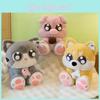 Plush Animal Toy Cute Pig Dog Soft Stuffed Doll Decoration Children Gift Holiday