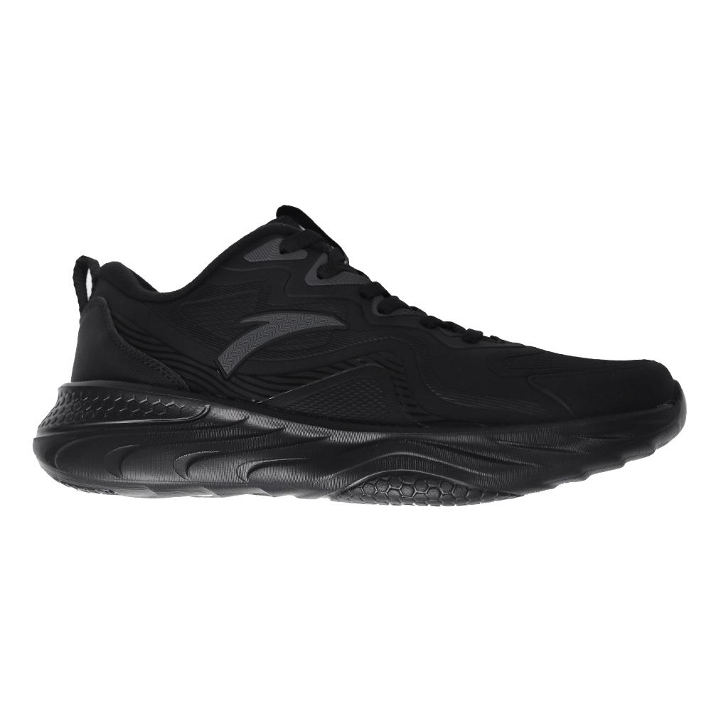 Anta Simple Comfortable Shock Absorbing Wear Resistant Low Top Casual Shoes Men Sneakers Black 112517793R-2