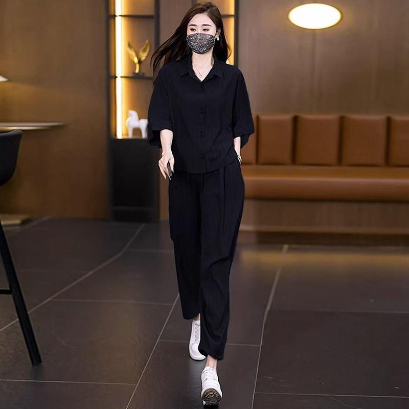 

Летняя женская мода 2025: Свободный стильный комплект-двойка больших размеров 5XL (For 90-100 kg)