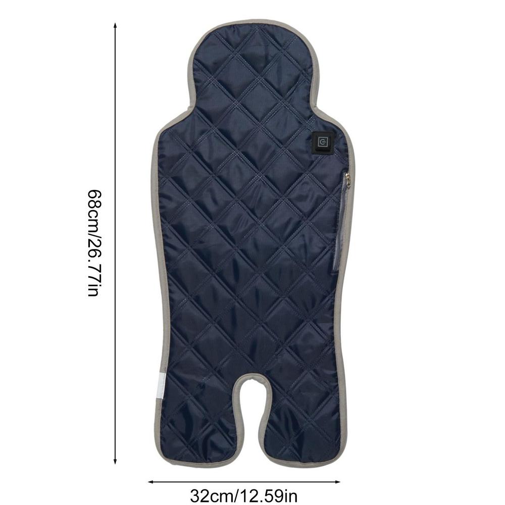 

USB Electric Heating Pad Warm Winter Heating DIY Heated Clothing Heater Pad hand wamer for Car seat Heating Pad For Baby Strolle темно-синий