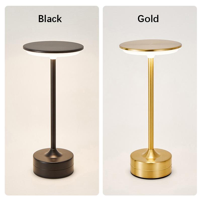 LED Table Lamp, USB Rechargeable Desk Lamp, Touch Controlled Dimmable Indoor Night Light for Home Decor Bedside Room
