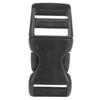 40 Pcs 17mm Side Release Buckles Plastic Flat Buckles Durable Adjustable Buckles  Bag Straps