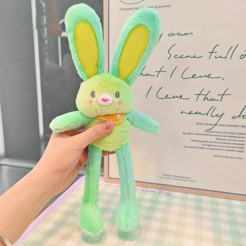 Rabbit Dopamine Adorable Plush Keychain Cute Doll Bag Accessory With Bright Colors