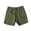 Men Linen Casual Shorts, Elastic Drawstring Waist Big Patch Pocket Loose Fit Lightweight Summer Beach Walking Shorts With Side Pockets Multiple Colors