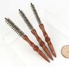 Antistatic Properties Mini Curling Comb Solid Wood Handle Hair Rolling Brush  Scalp Massage