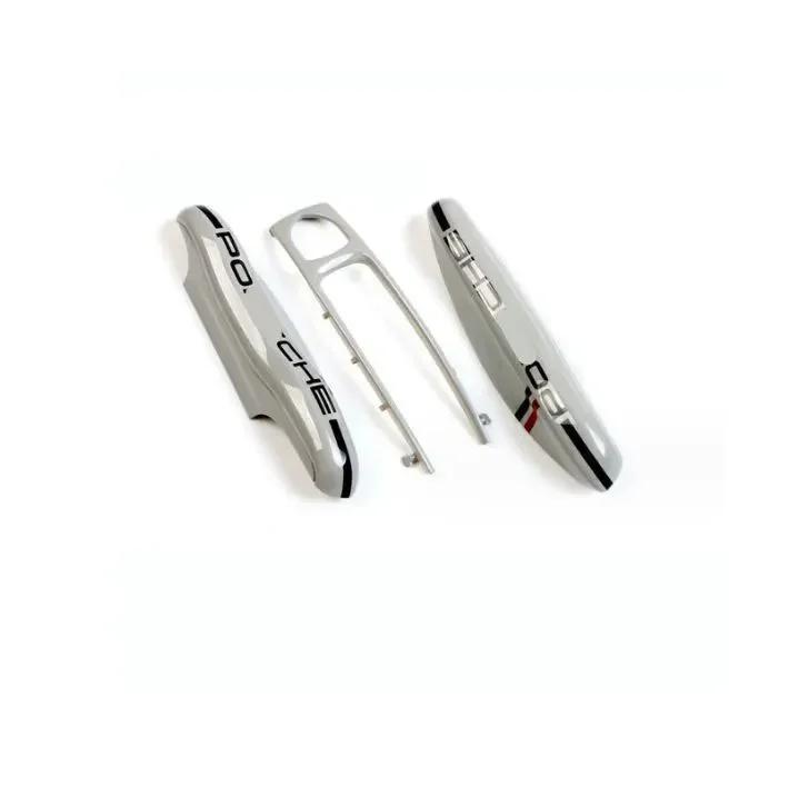 

Interior Mouldings 3-Piece Set Porcelain Grey Car Key Bag Cover Holder Suitable for Porsche Macan 718 Cayenne 911 Cayman Paname