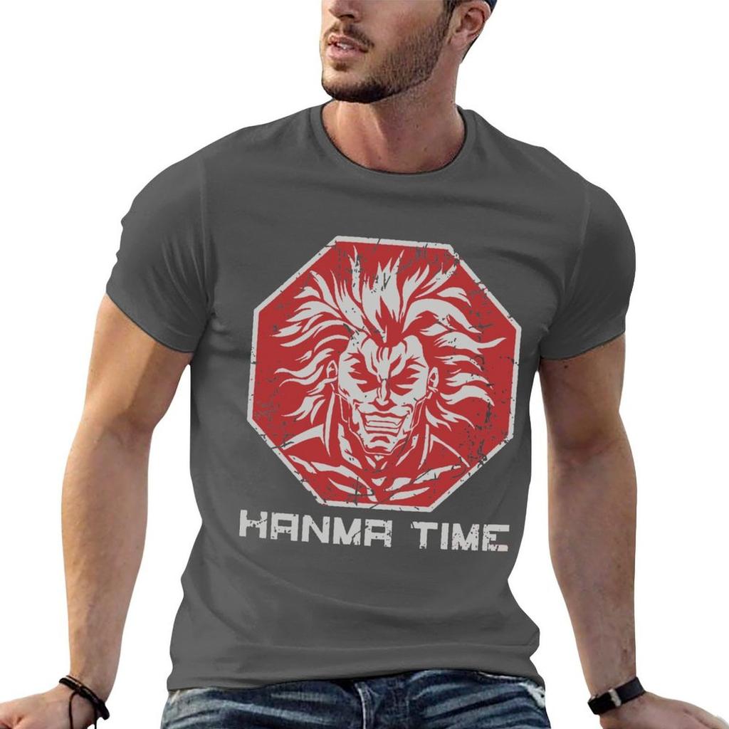 Hanma Yujiro Art TShirt Fashion Print Casual Short Sleeve