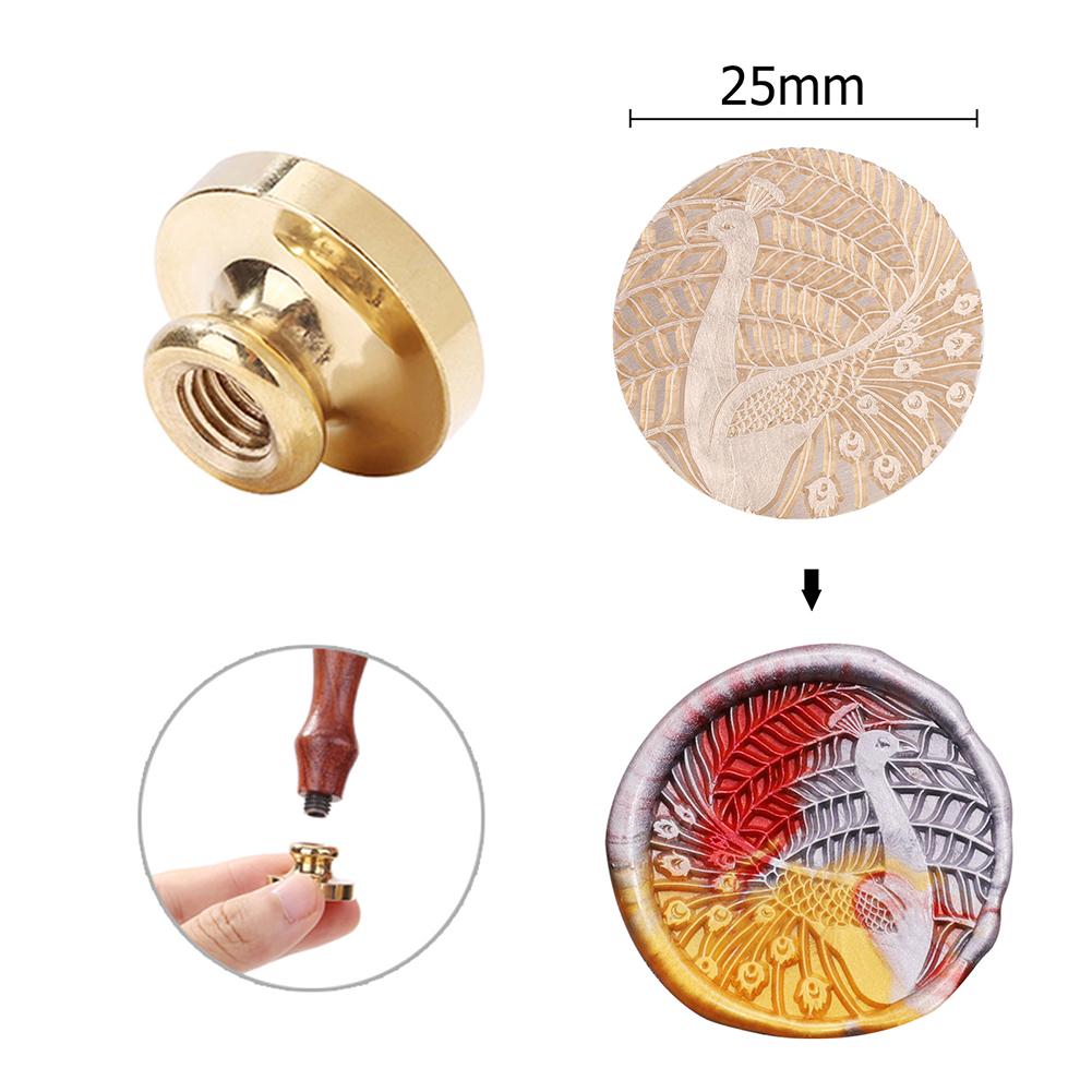 Retro Wachssiegelstempel Metall Tier Siegel Scrapbooking Stempel Kupferkopf Siegelwerkzeug Sets Post Dekor Zum Verpacken von Karten