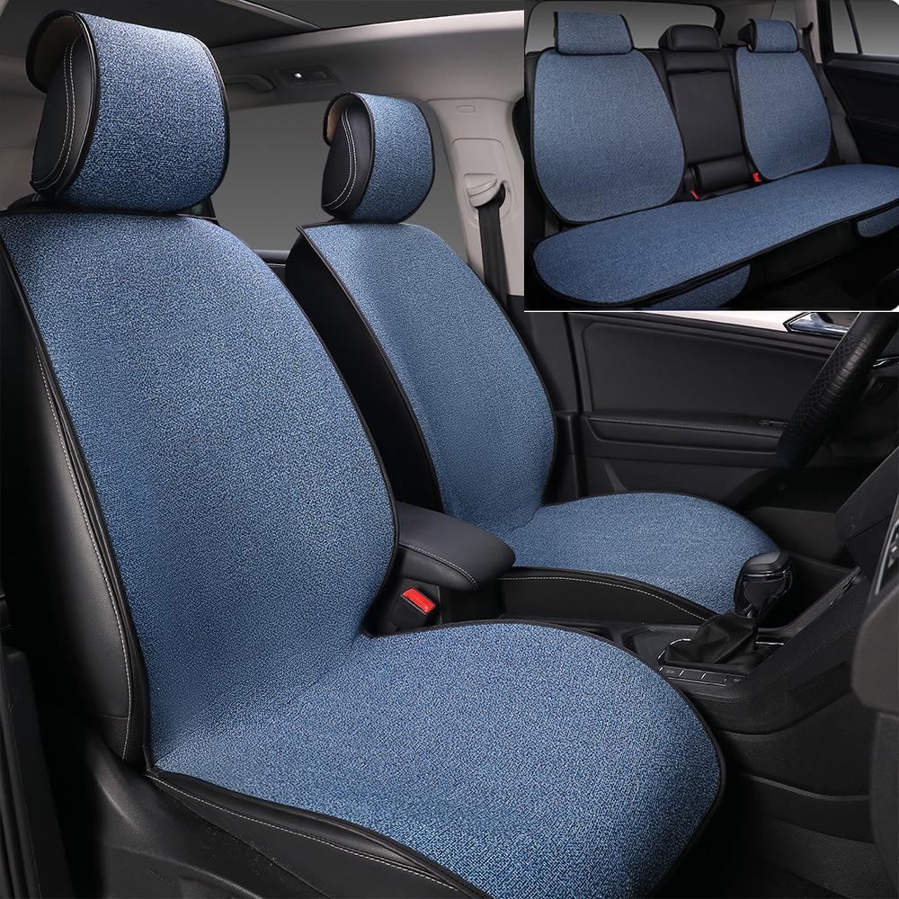 Universal Cotton Linen Car Seat Cushion for Buick Excelle, Regal, LaCrosse, Excelle GT, Encore - All Seasons.