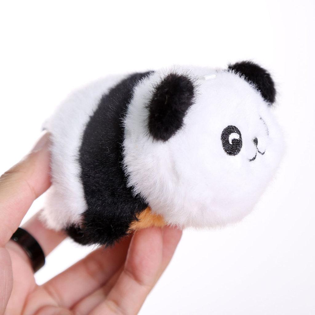 Porte-clés Panda en Peluche avec Design Réversible pour Filles et Accessoires de Sac