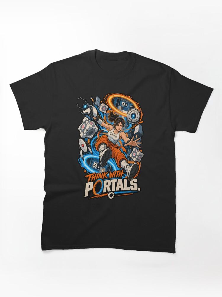 Portal Portal Think With Portals Classic T-Shirt