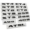 3D Car Rear Trunk Sticker Logo Letters Decals Badge for XT4 XT5 XT6 XTS CT4 CT5 CT6 AWD ATS-L Auto Exterior Accessories