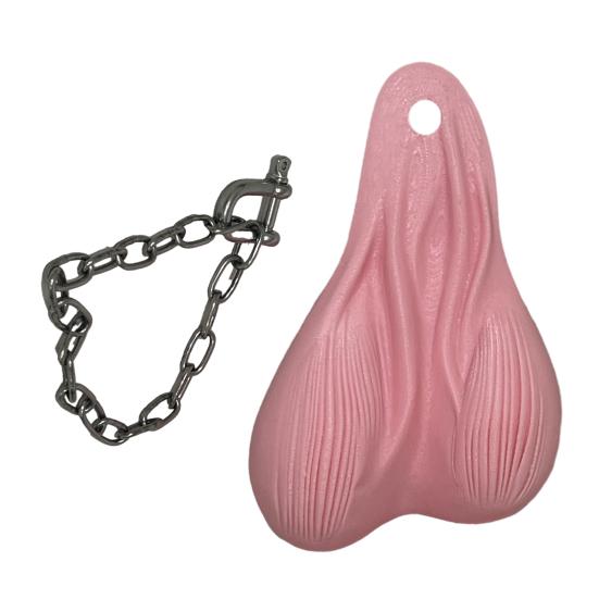 Hanging Truck Balls Nuts, Funny Trailer Hitch Decoration with Chain, Prank Automotive Vehicle Exterior Accessory, Gag Gifts for Boyfriend Husband