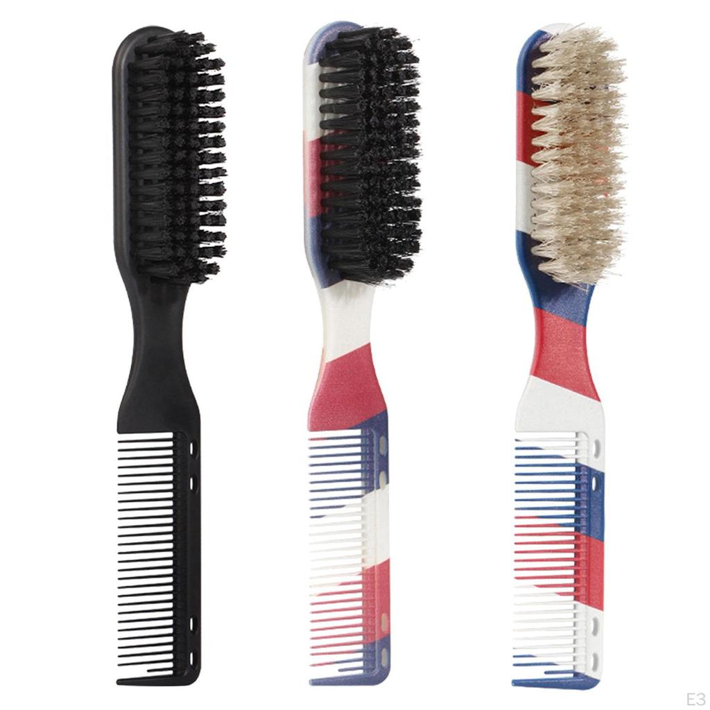 Ends Hair Brush Comb, Oil Head Comb Brush, 2 in 1 Styling Tools, Barber Accesories, Hairdressing