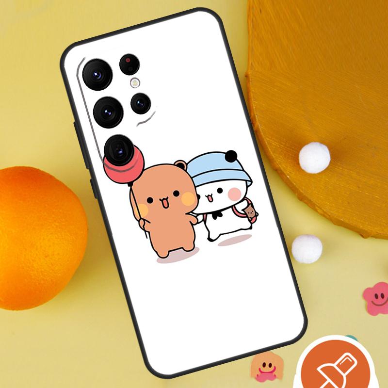 Cute BuBu DuDu Phone Case For Samsung Galaxy S25 Ultra S24 S23 S22 Ultra S9 S10 S20 Plus S21 FE Funda Cover