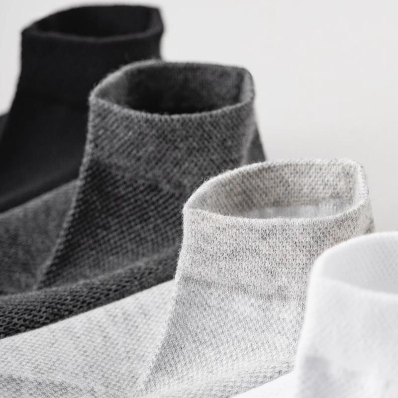 10 Pairs Men's Plus Size Mid-tube Socks European Size 43-48 Mesh Casual Sports Socks Big Foot Design