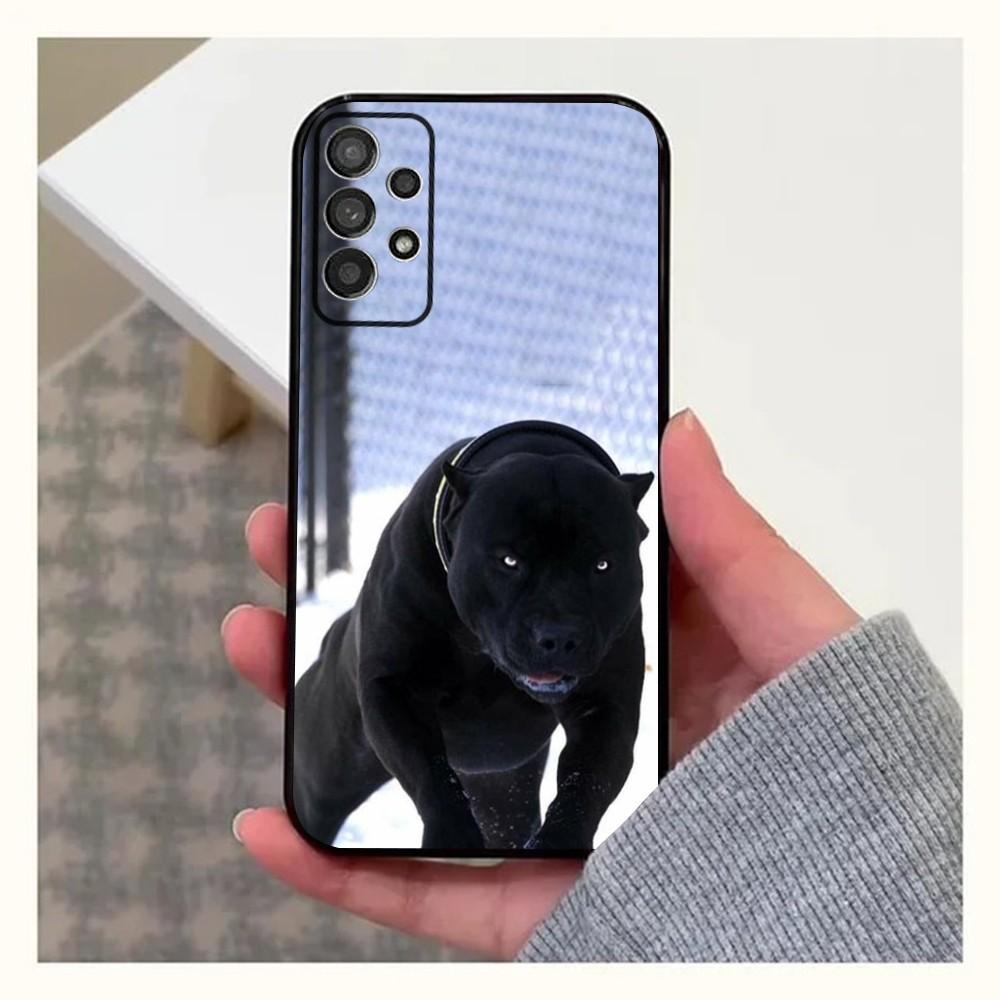 

Pit Bull Pet Dog Animal Phone Case For Samsung Galaxy A13,A21s,A22,A31,A32,A52,A53,A71,A80,A91 Soft Black Cover Samsung a70