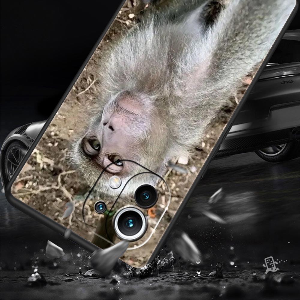 Phone Case For Xiaomi Mi 15 14 13 12 11 Lite 14T 13T 12T 11T Pro Poco X7 X6 X5 X3 Pro F6 F5 F4 Cover Cute Funny Monkey