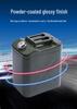 Shenju Portable Aluminum Oil Drum with Square Lid - 10L, 20L, 25L, 30L Options - Thickened Fuel Storage Tank