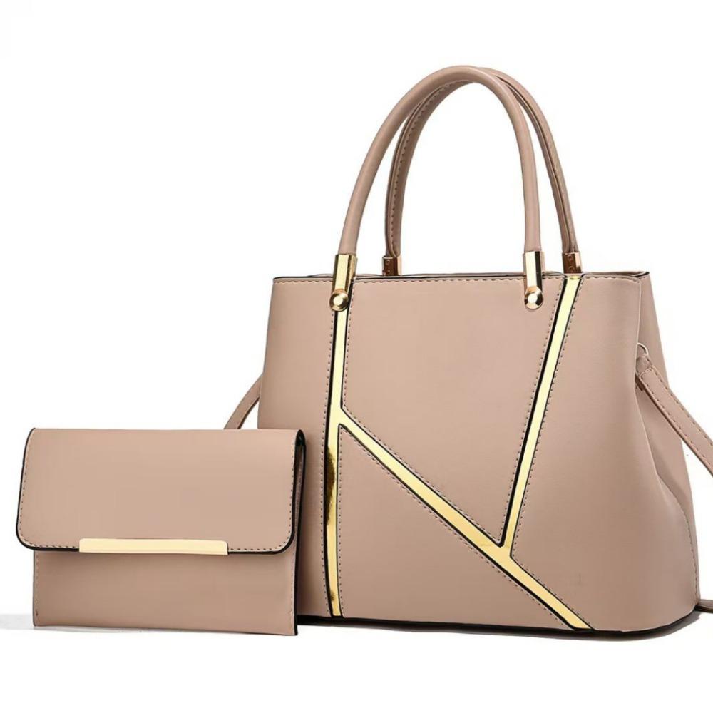 

High Quality PU Leather Ladies Hand Bags Big Size Handle Design Leather Shoulder Bag Shoulder Strap Big Tote Handbag Women Girls хакі