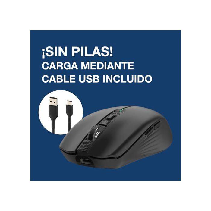 Souris Gaming Sans Fil - Coolbox - W01 - 1600 Dpi - Éclairage RGB - 6 Boutons