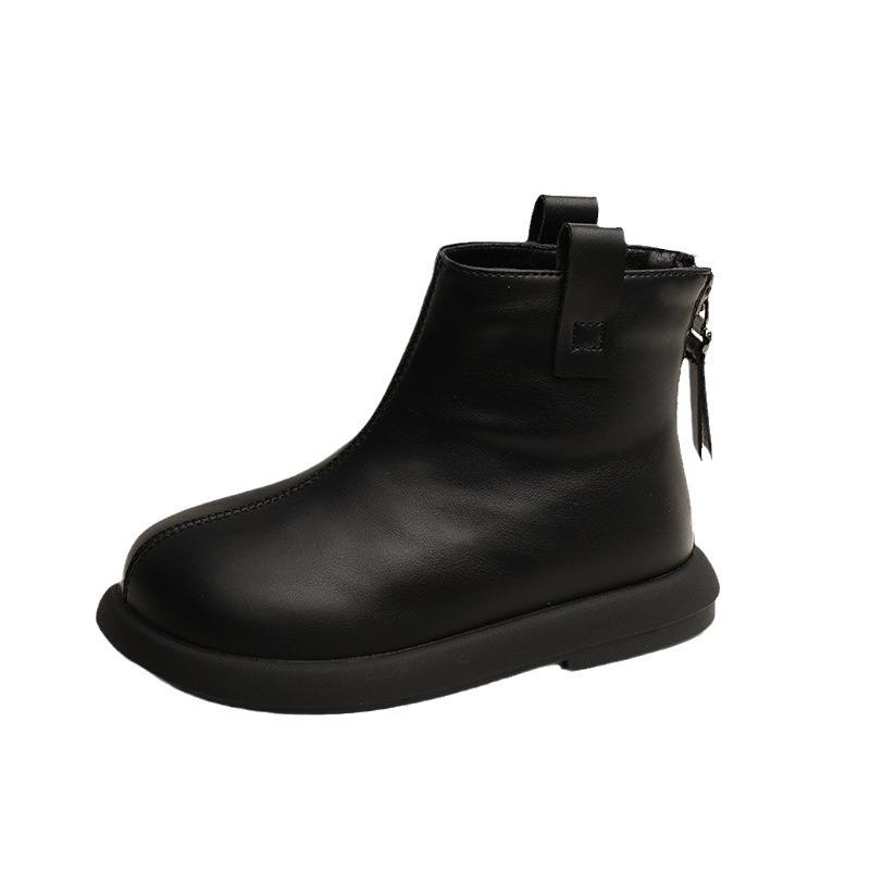 Little dark horse classmate autumn and winter children's short boots fashionable and simple girls boots girls princess boots