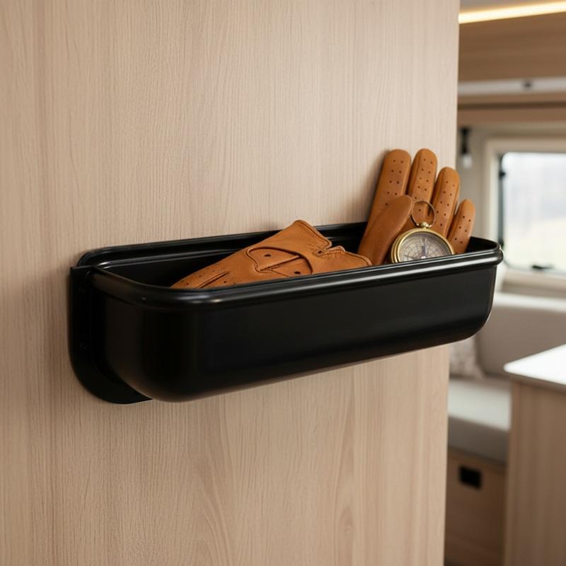 1 PCS Universal Fit Car Door Handle Storage Box Van Camper Door Panel Tray Cover Auto Accessories