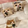 Funny Cat Cartoon Cute Pillow Case Applicable Space For Guest Rooms Interiors Cars Office House Decoration