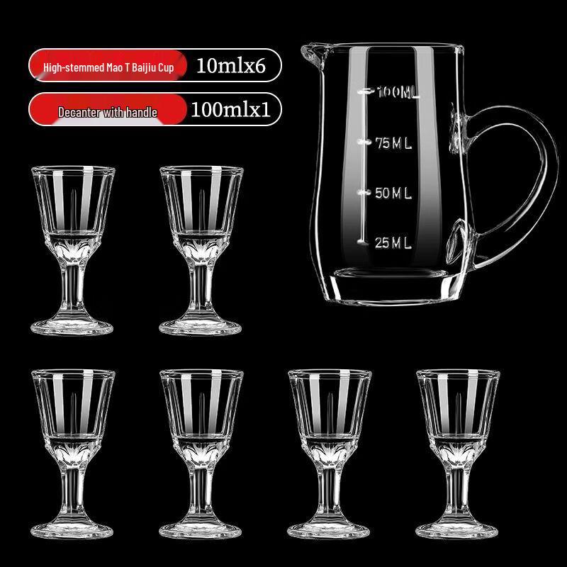 Glasdekanter und Weinkrug-Set