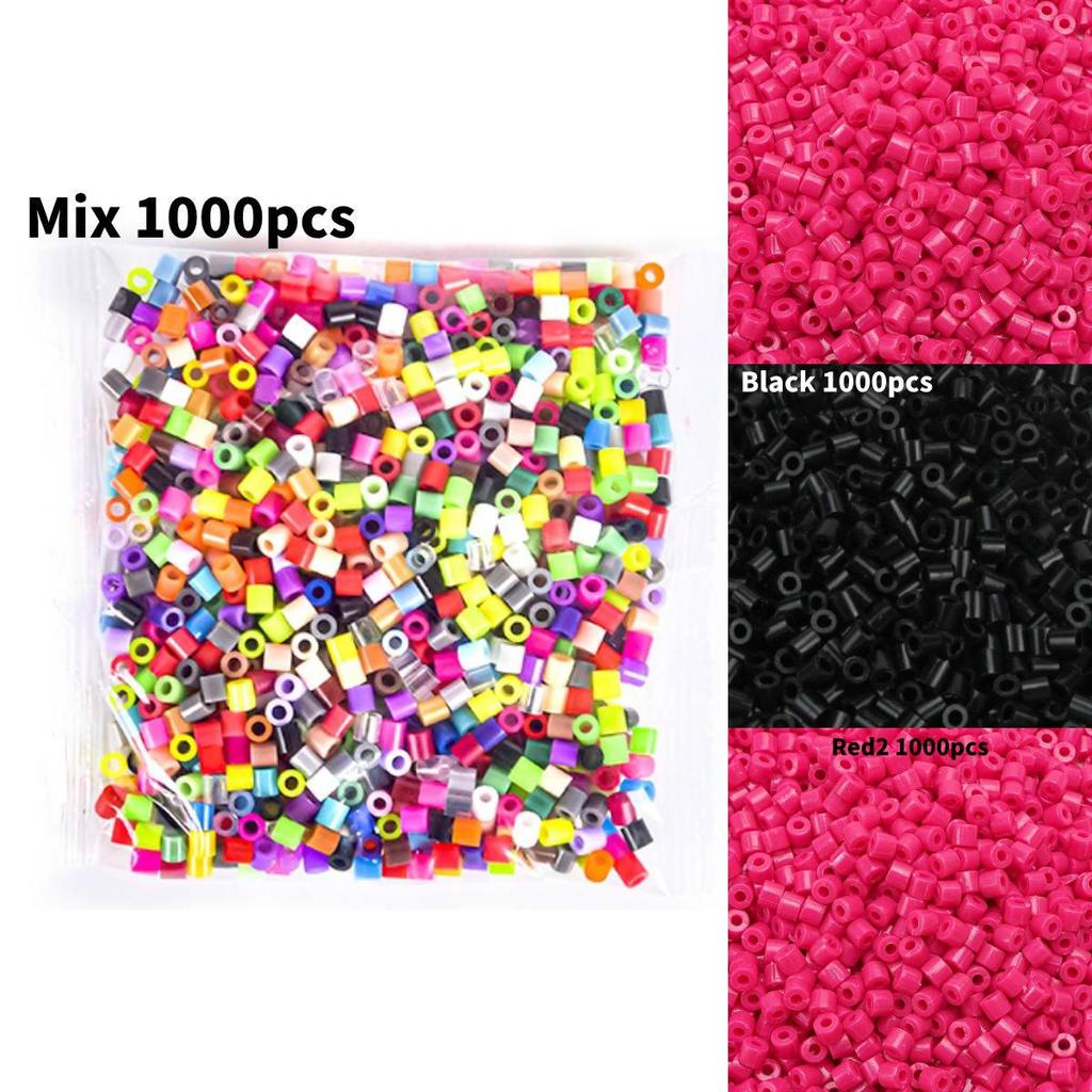 5mm Plastic Beads 1000pc Diy 3d Puzzle Kit For Kids Creative Craft Activity Toy