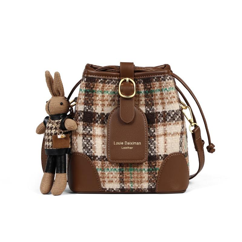 Bags Women's new messenger bags High-end autumn and winter commuting shoulder bags Birthday gifts Bucket bags Bags