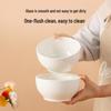 Yujia Minimalist Cream Waffle Ceramic Bowls