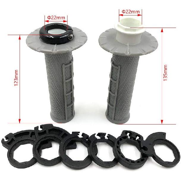 OTOM Lock-on Grips Handle Non Slip Handlebar with the snap-on cam to match more dirt bike models Fit for Honda CRF250R YZ125/250 YZ125X KX125/250
