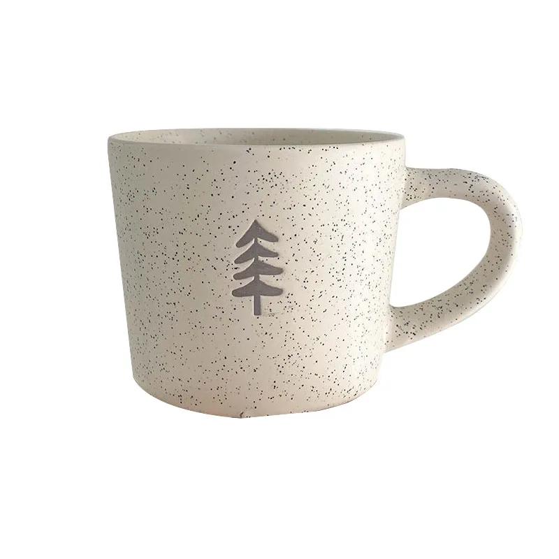 

Японская керамическая кружка, Высококачественные кофейные кружки, С рисунком сосны, Овсянка, Завтрак, Молоко, Милая чашка, Кружки для пары, В качестве подарка на день рождения 301-400ml