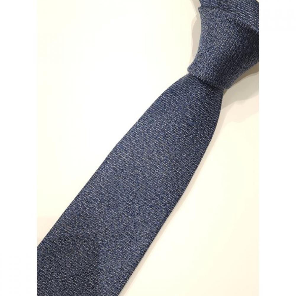 Daks 2026 Ss Silk Blend Solid Blue Slim Tie Dmg1acf1275b1