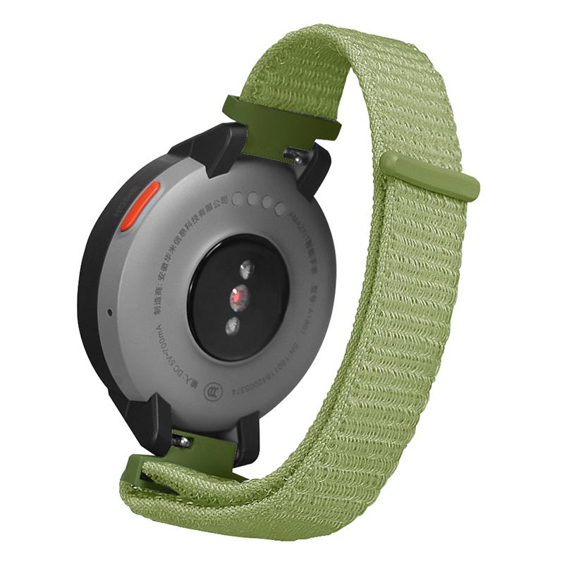 

For Huami Amazfit Verge/Verge Lite Nylon Watch Straps Adjustable Watch Bands with Spring Bar A