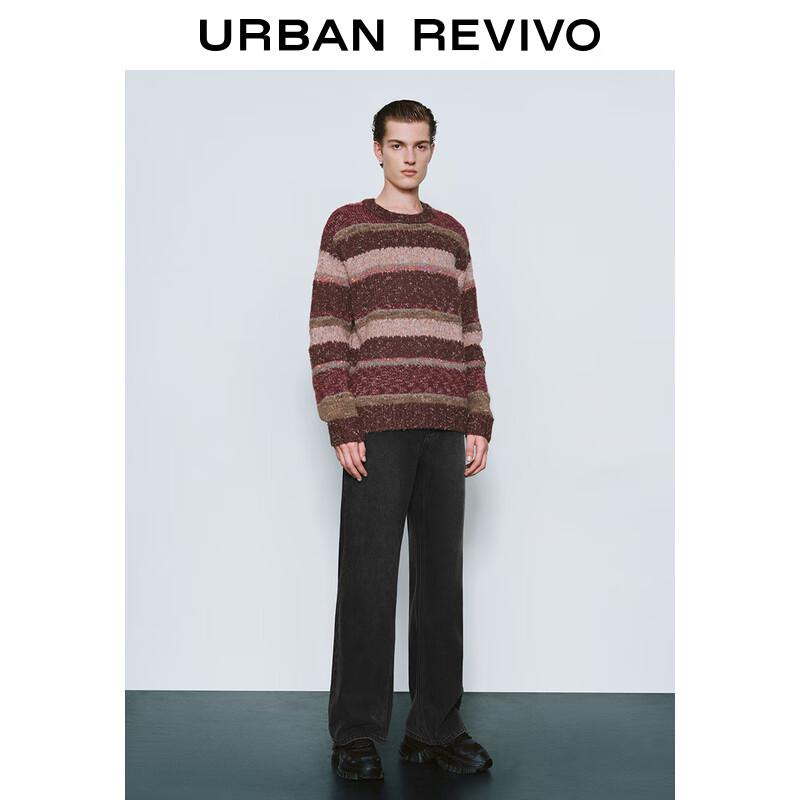 UR Herrtröja i Retro Färgblock med Textur