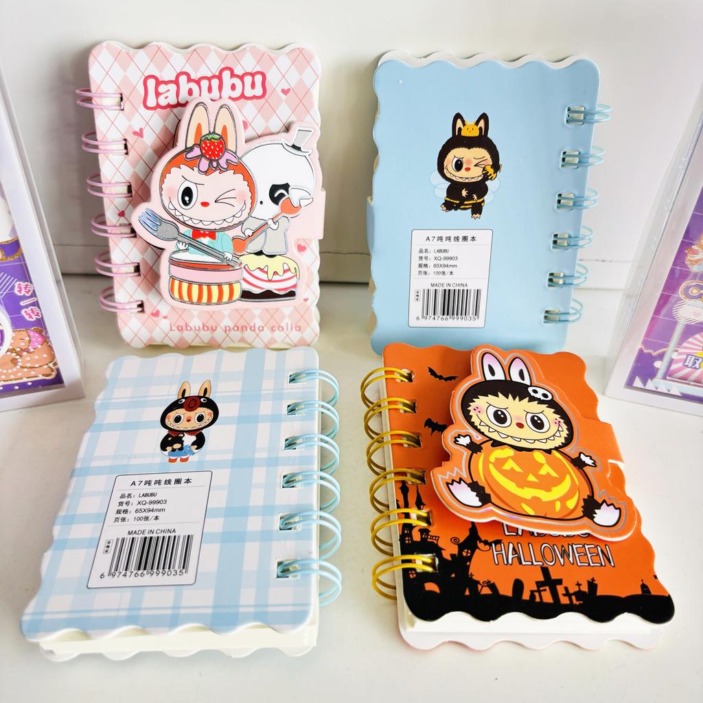 Ton Ton A7 Coil Book High Value Student Portable Handbook Children's Cute Glue Book