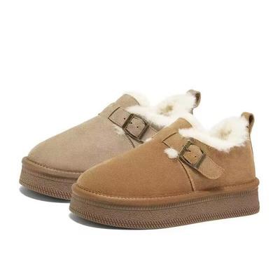 Winter Thick-soled Snow Boots Large Cotton Extra Thick Outer Wear Birkenstocks Piled Thickened Warm Cotton Shoes
