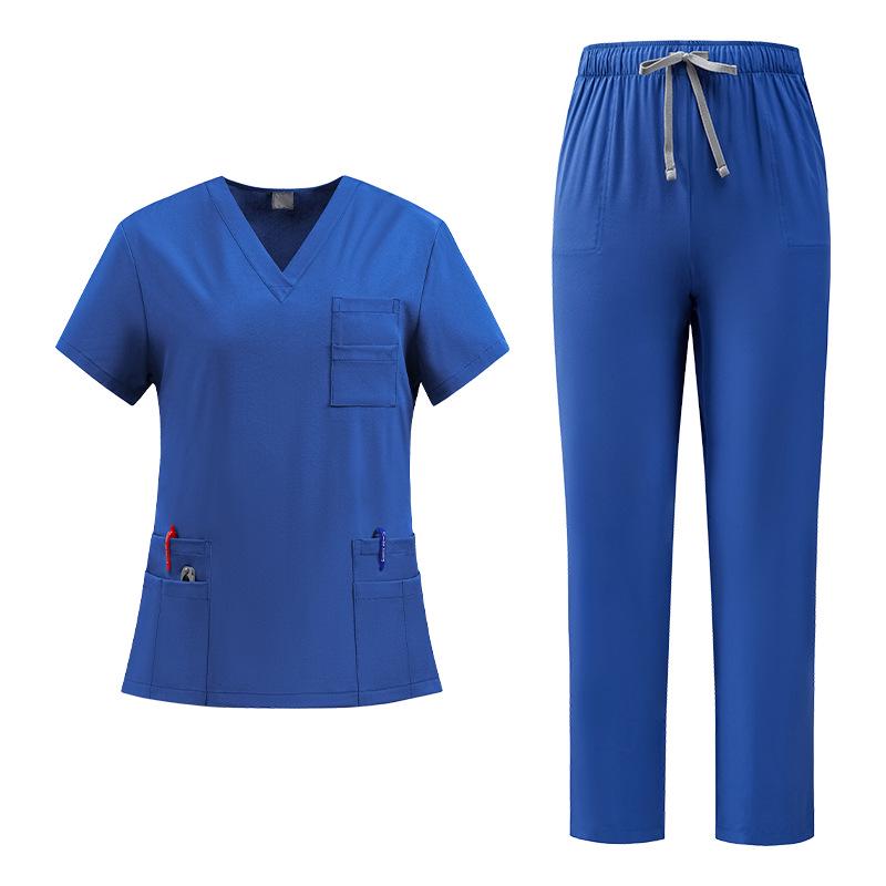 Gerades Bein Peeling-Set für Schönheitssalon, Intensivstation, Klinik, Arzt und Krankenpflege-Berufskleidung