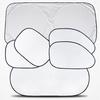 Silver-Coated Car Sunshade Set: 6-Piece Window & Windshield Sun Blocker