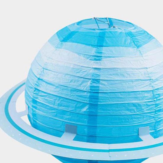 8 Unids Planeta Linternas de Papel Niños Sistema Solar Planetas Linterna Espacio Exterior Decoración de Fiesta Temática Niños Fiesta de Cumpleaños Decoración del Hogar