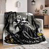 1Pc Nightmare Before Christmas Blanket Soft And Comfortable Casual Warm Camping Travel Christmas Halloween Xmas Gift M928476