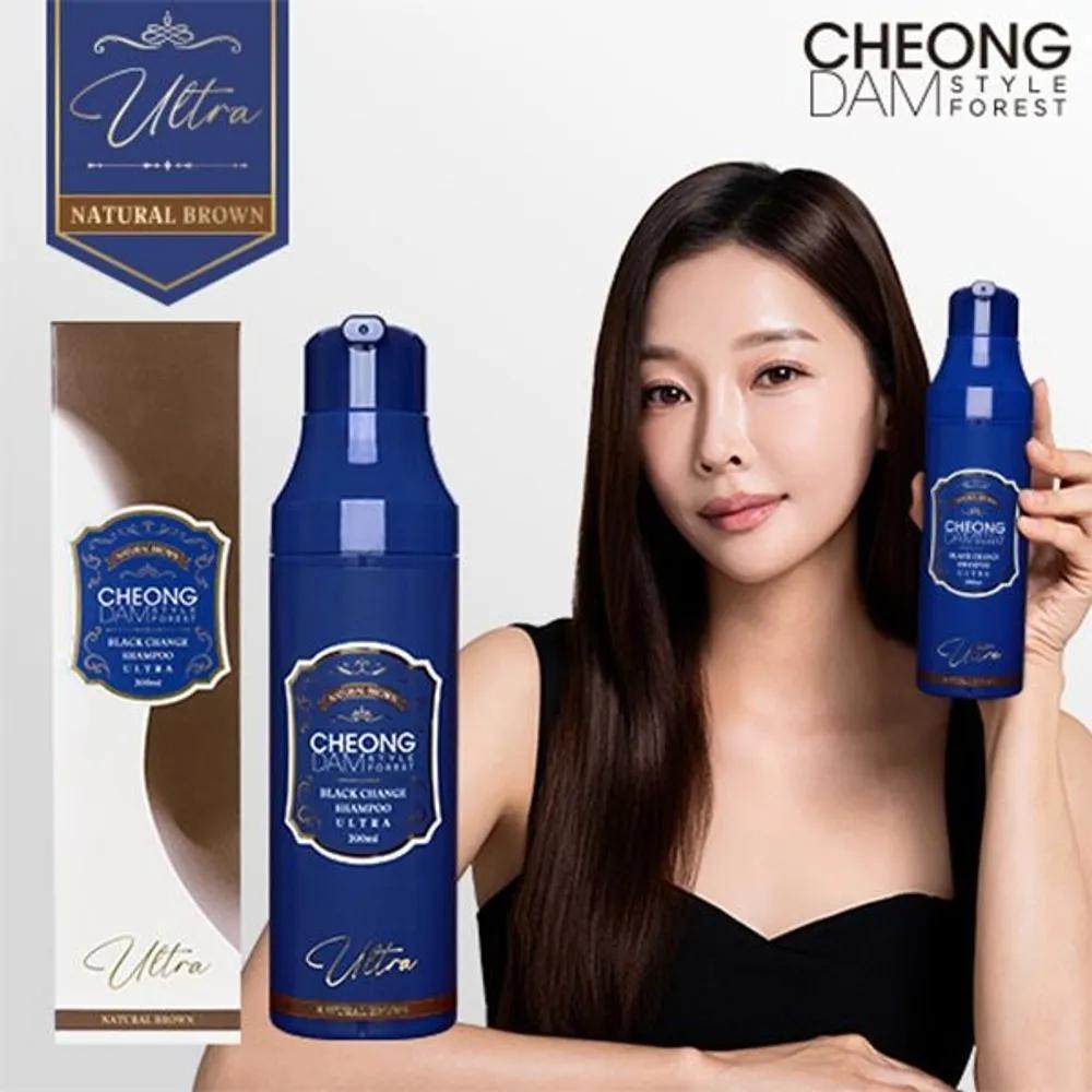 

CHEONG DAM Forest Black Change Ultra Hair Dye Shampoo 200ml Natural Brown