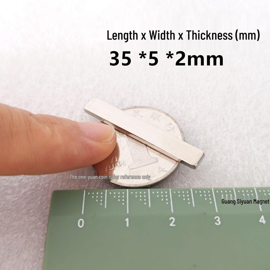 N52 Super Strong Neodymium Iron Boron Magnet, Rectangular 25x30x100mm, Permanent Magnetic Steel Sheet.