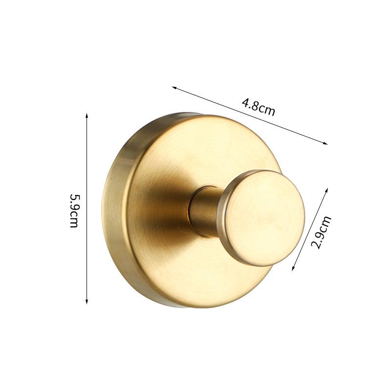 Suction Cup Hooks For Shower Brushed Nickel Towel Hooks Hanger Bathrooms 304 Stainless Steel Hooks Home Storage Holder Hook