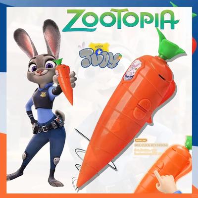 ΝΕΟ Zootopia 2 Judy Σχήμα Καρότου 2-σε-1 Συσκευή Εγγραφής Φωνής Στυλό | Εγγραφή 60 Δευτερολέπτων | Δημιουργικά Πρωτότυπα Χαρτικά