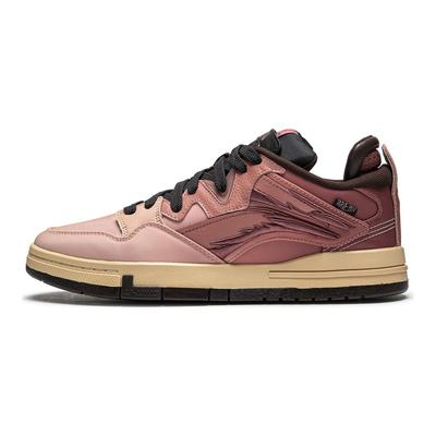 Li Ning We Wo Pro Edizione Speciale Storia Antiscivolo Durevole Tomaia Patchwork Moda Versatile Leggero Confortevole Scarpe da Skate Basse AECU011-4
