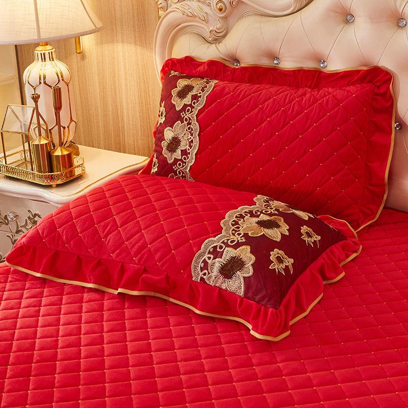 

Утолщенная наволочка из хлопкового флиса с кристаллами, пара фланелевых наволочек из кораллового флиса 48*74 см 2PC 48*74cm